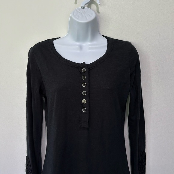 Lace trim long sleeve shirt - Picture 4 of 4